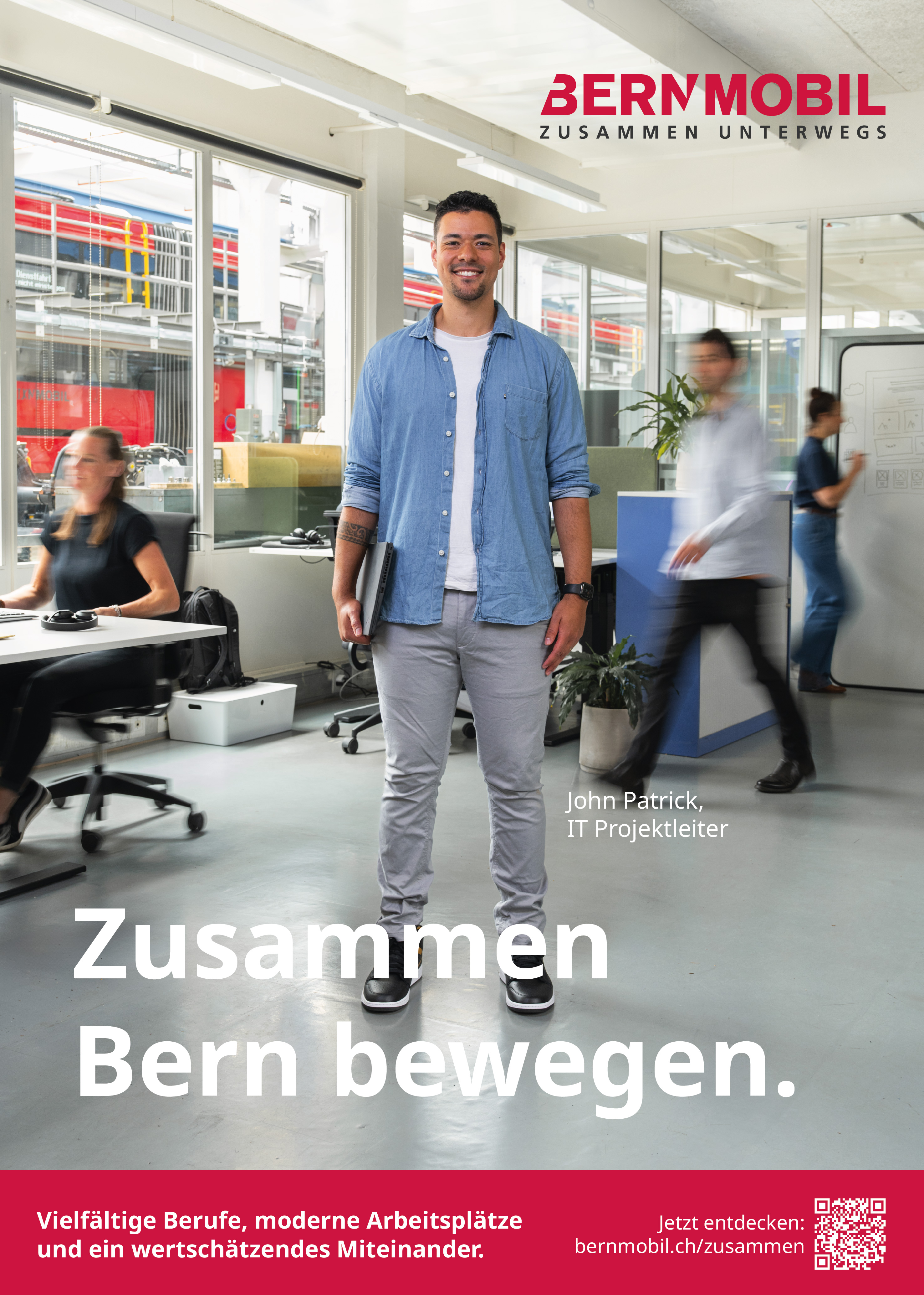 Bernmobil Personalkampagne Büro Technisch