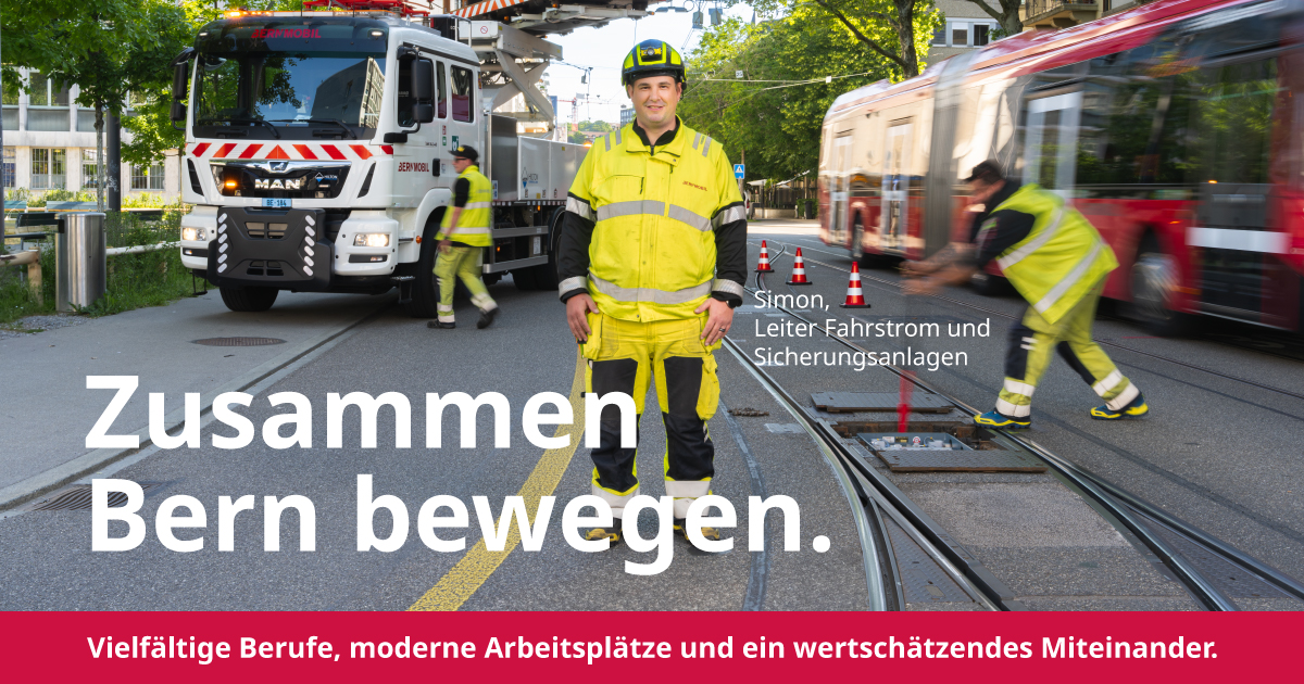 Bernmobil Personalkampagne Instagram Facebook LinkedIn Fsa Facebook